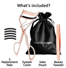 Load image into Gallery viewer, Eyelash Curler Kit Rose Gold Premium Lash Curler