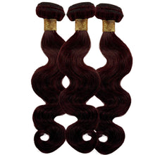 Load image into Gallery viewer, Burgundy Body Wave Bundle Deals
