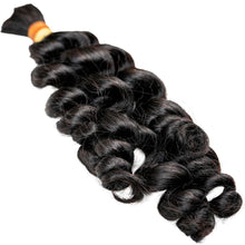 Load image into Gallery viewer, Raw Vietnamese Ripple Curly Bulk Human Hair Extensions
