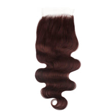 Load image into Gallery viewer, Burgundy Body Wave 5x5 HD Closure
