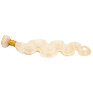 Russian Blonde Human Hair Body Wave Sew In Extension