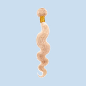 Russian Blonde Human Hair Body Wave Sew In Extension