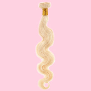 Russian Blonde Human Hair Body Wave Sew In Extension