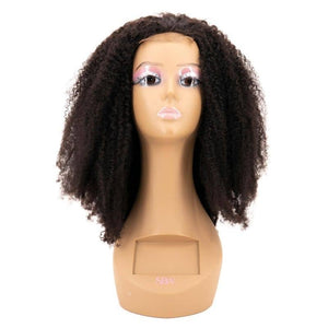 Afro Kinky Human Hair Lace Closure Wig