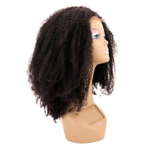 Afro Kinky Human Hair Lace Closure Wig