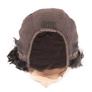 Beach Wave Human Hair Lace Closure Wig