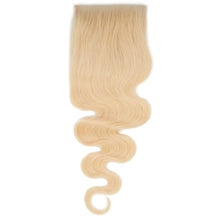 Load image into Gallery viewer, Russian Blonde Human Hair Body Wave Lace Closure
