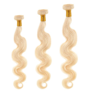 Russian Blonde Human Hair Body Wave Bundle Deals