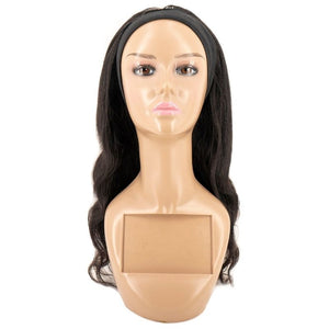 Body Wave Human Hair Headband Wig