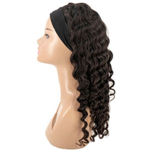 Load image into Gallery viewer, Deep Wave Human Hair Headband Wig
