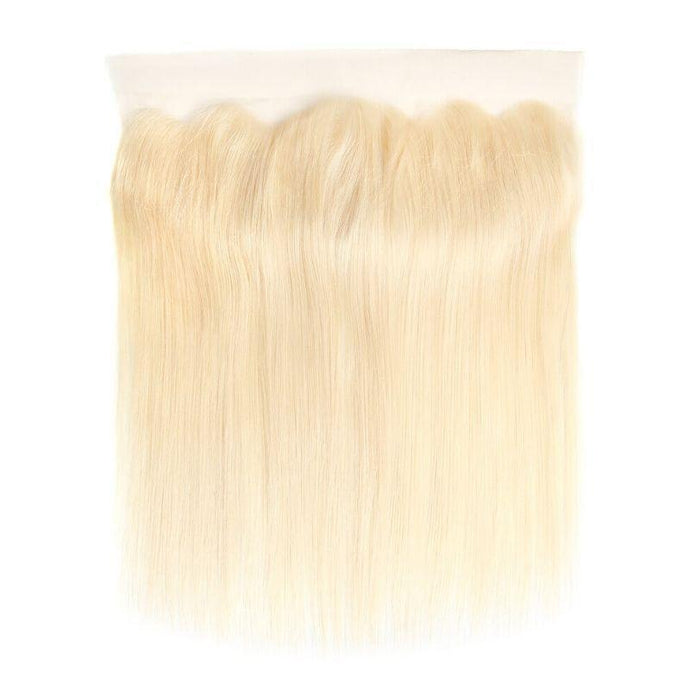 Russian Blonde Human Hair Straight Lace Frontal