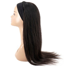 Load image into Gallery viewer, Straight Human Hair Headband Wig
