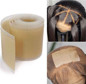 Real Scalp Tape Skin Color Hide Lace Grids Breathable for Lace Wig