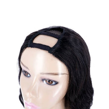 Load image into Gallery viewer, Virgin Brazilian Body Wave Human Hair U-Part Wig
