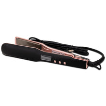 Load image into Gallery viewer, Black and Pink Titanium Flat Iron
