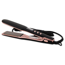 Load image into Gallery viewer, Black and Pink Titanium Flat Iron
