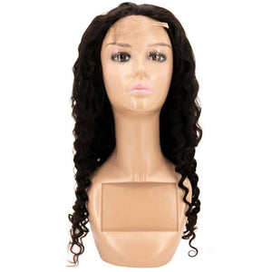 Deep Wave Human Hair Lace Closure Wig