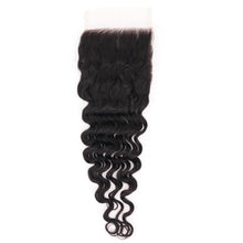 Load image into Gallery viewer, Brazilian Deep Wave Human Hair HD Lace Closure
