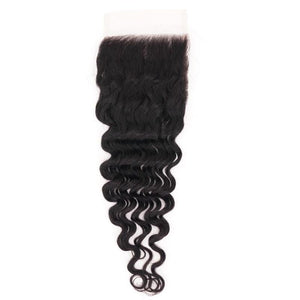 Brazilian Deep Wave Human Hair HD Lace Closure