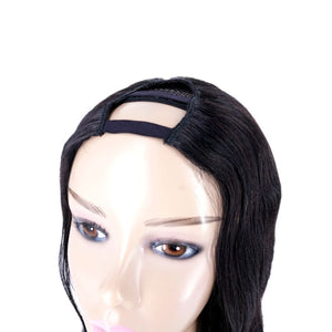 Brazilian Straight Human Hair U-Part Wig