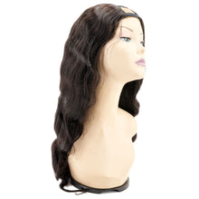 Load image into Gallery viewer, Virgin Brazilian Body Wave Human Hair U-Part Wig
