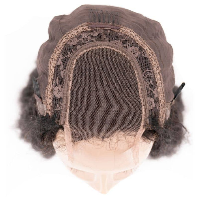 Water Wave Human Hair Lace Closure Wig