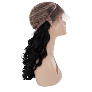 Virgin Brazilian Loose Wave Human Hair Lace Front Wig