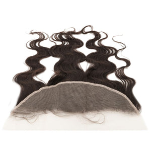 Virgin Malaysian Body Wave Human Hair Lace FRONTAL