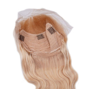 Brazilian Blonde Body Wave Human Hair Lace Front Wig