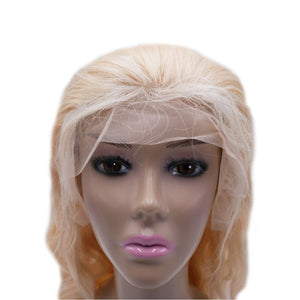 Brazilian Blonde Body Wave Human Hair Lace Front Wig