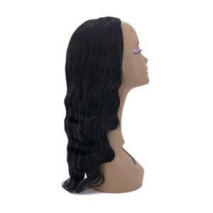 Virgin Brazilian Body Wave Human Hair U-Part Wig