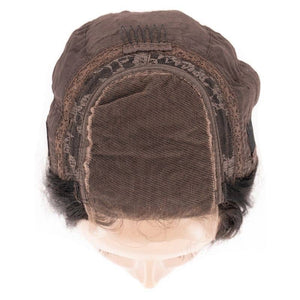 Straight Human Hair Lace Closure Wig