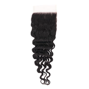 Brazilian Deep Wave Human Hair HD Lace Closure